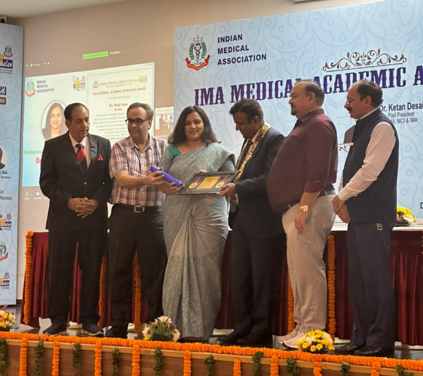 Dr. Regi Jose Awarded IMA National Academic Excellence Award